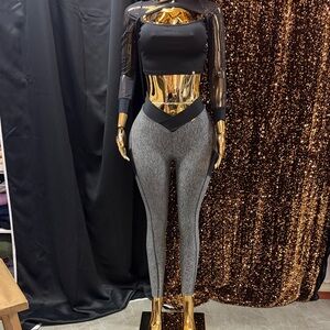 Stylish Gray Women's Jumpsuit